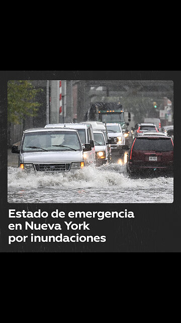 Declaran el estado de emergencia en Nueva York por una fuerte tormenta