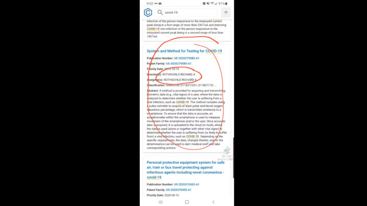 Guess who has a patent for COVID-19 testing since 2015?