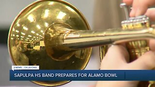 Sapulpa HS Band Prepares For Alamo Bowl