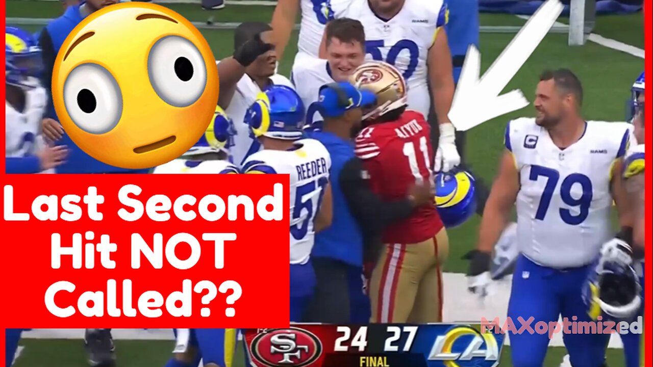 49ers get SCREWED vs RAMS!! INSANE Non Call?? #nflreaction @49ersTV @ThePatMcAfeeShow