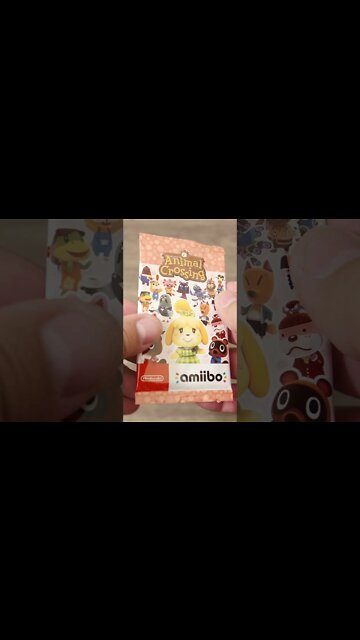 Animal Crossing Amiibo Cards Unboxed! Part 5 #SHORTS