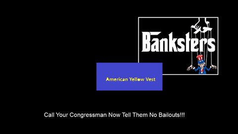 NO BAILOUTS CALL WASHINGTON