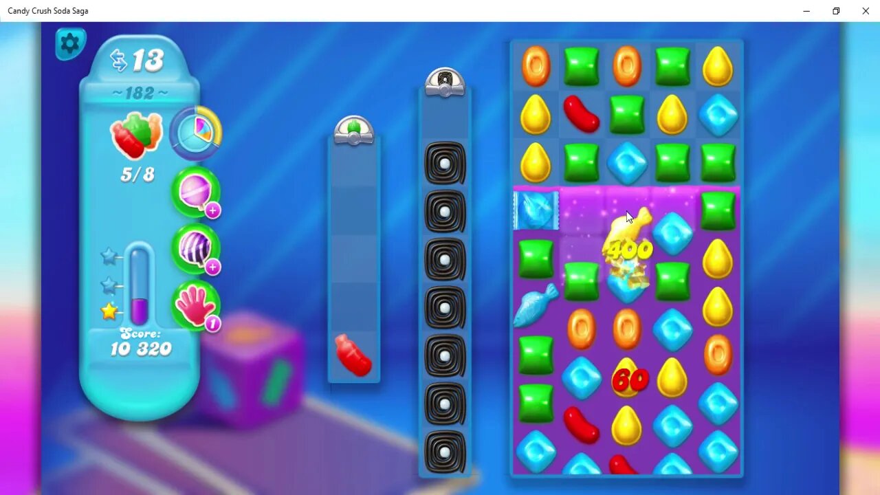 Candy Crush Soda Saga Level 182