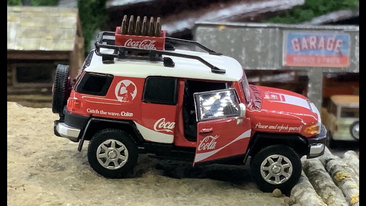 BM CREATIONS JUNIOR 1/64 COCA COLA FJ CRUISER