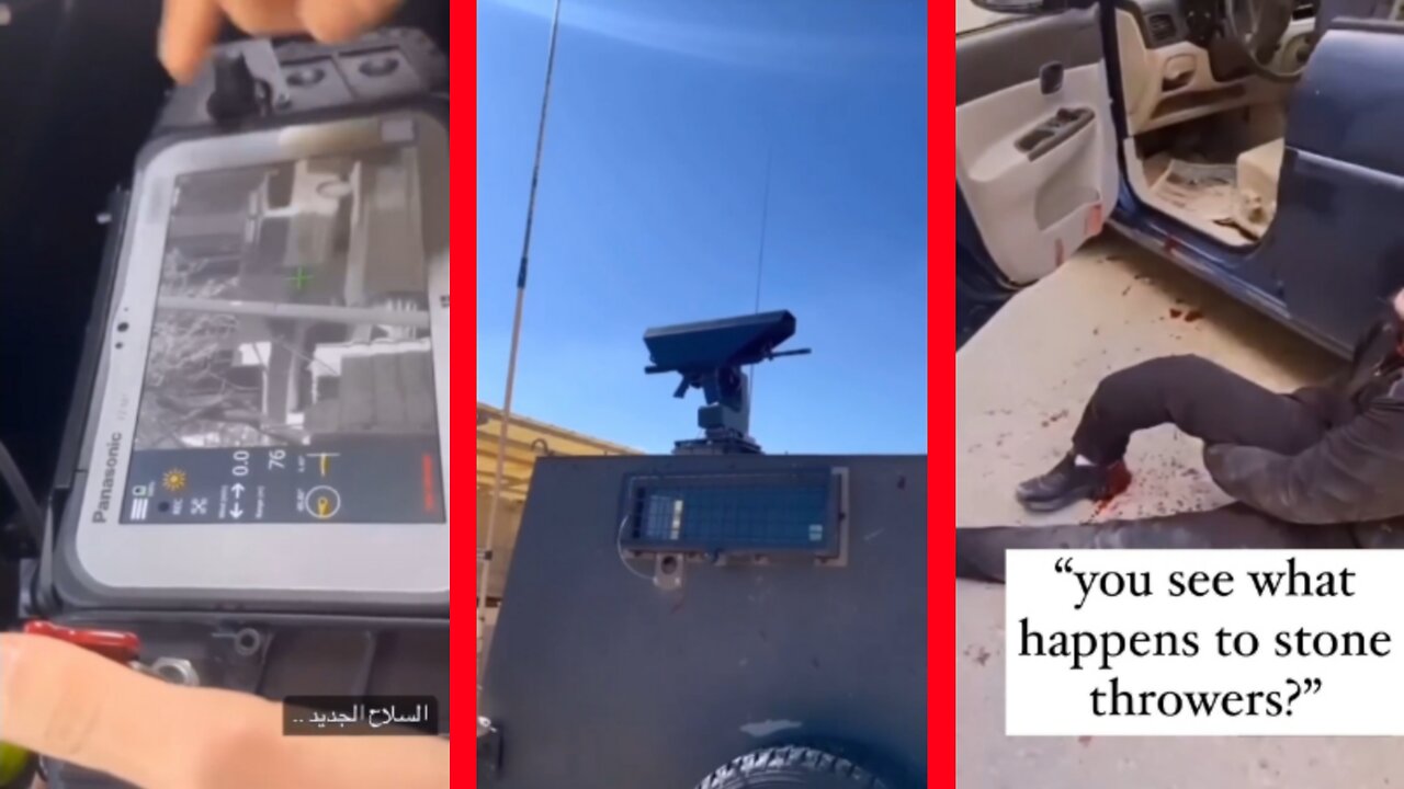 Israel/IDF Testing Out Their New Remote Sniper Weapon On Palestinian Civilians