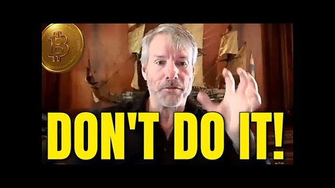 DO NOT SELL Your Bitcoin During The CRASH | Michael Saylor LATEST UPDATE