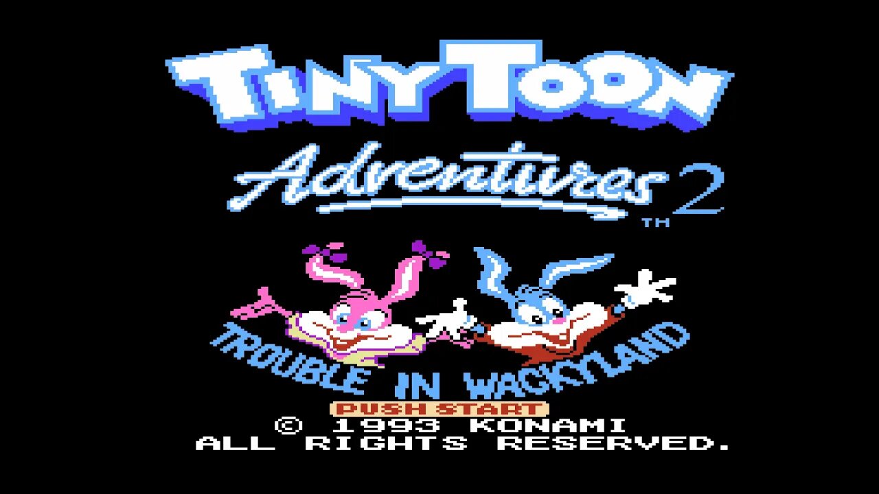 Tiny Toon Adventures 2: Trouble in Wackyland (1992) Full Game Walkthrough [NES]