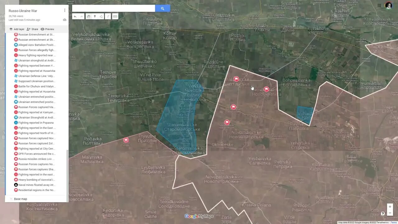 [ Donetsk Front ] Continued offensive east of Velyka Novosilka: R captured Shaktarske & Novoukrainka