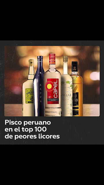 El pisco peruano en el 'ranking' de las peores bebidas alcohólicas, según Taste Atlas
