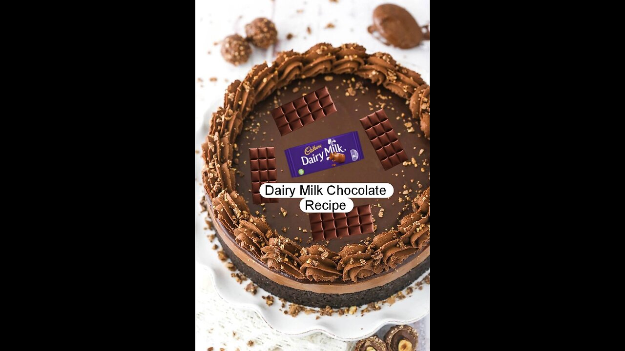 How To Make Dairy Milk Chocolate Cake 🎂 🎂 🎂 🎂 🎂 Dairy Milk Sa Chocolate Cake Kasy Bnayn