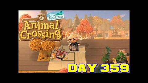 Animal Crossing: New Horizons Day 359 - Nintendo Switch Gameplay 😎Benjamillion