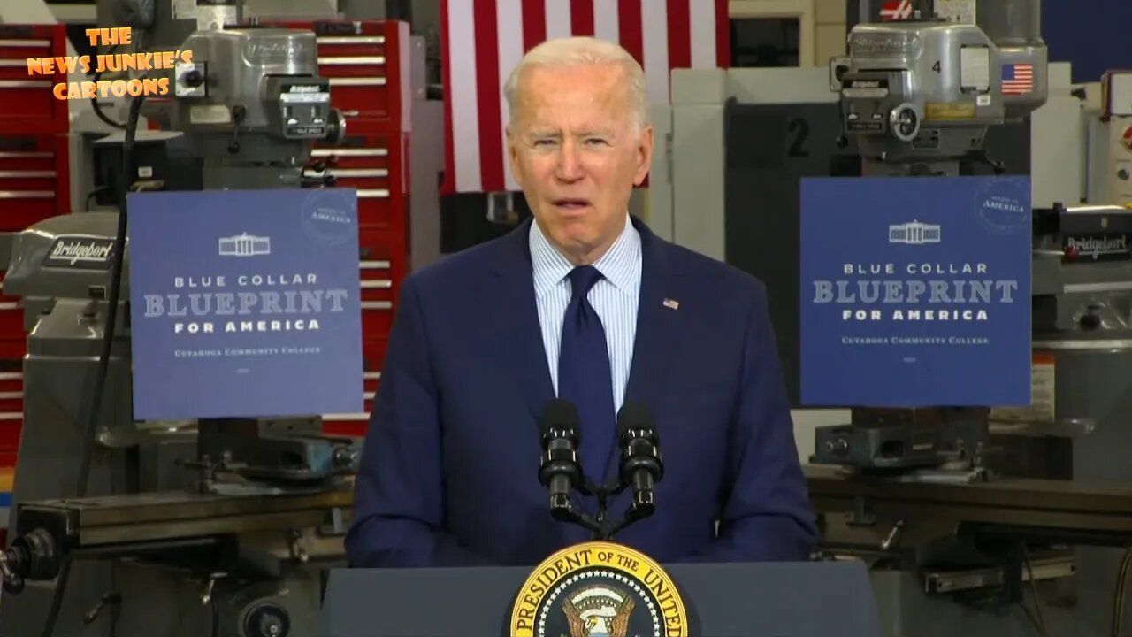 Biden claims he has created more jobs in first three months than any president in history.