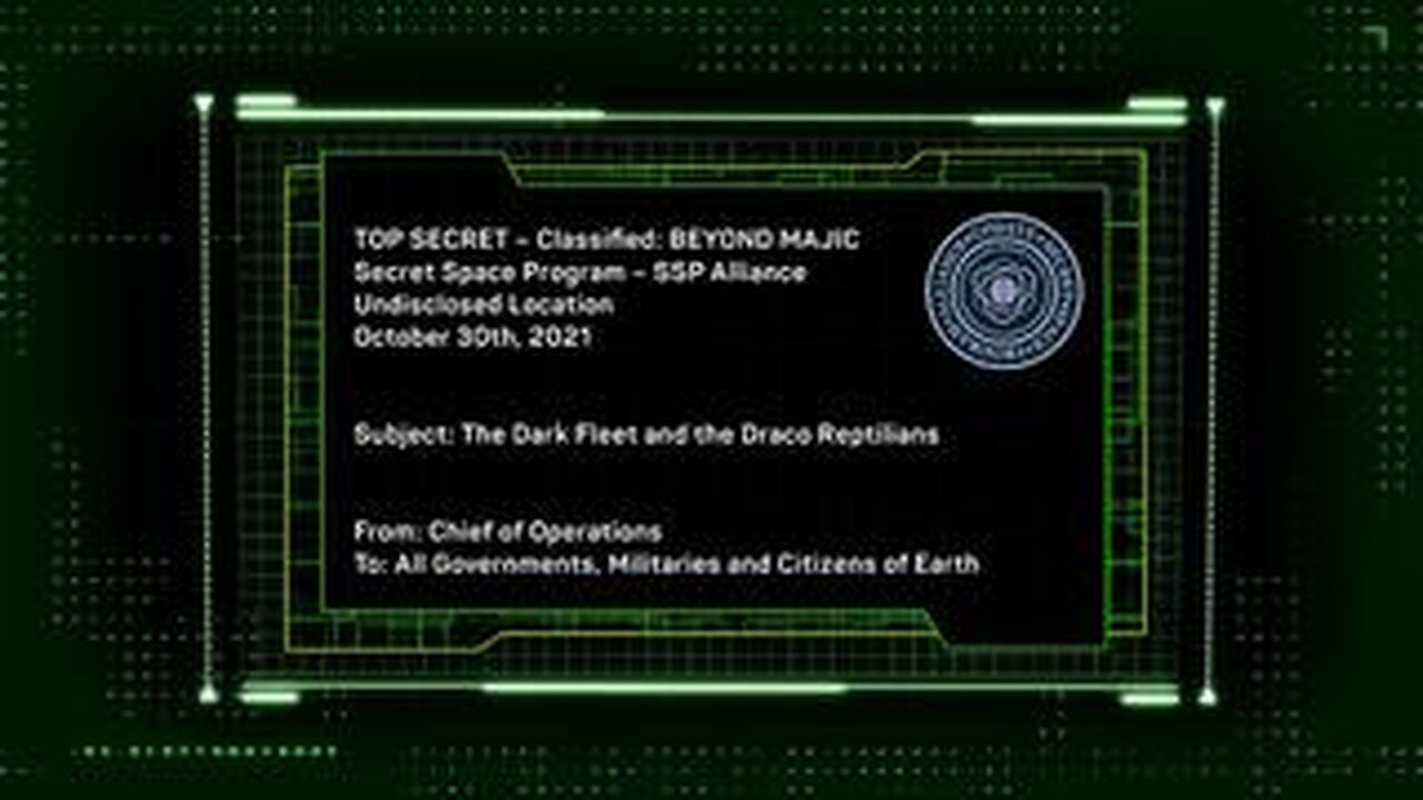 SSP Update - Part 6: The dark fleet & draco reptilians - full history