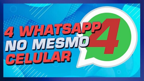 Como ter 2,3 e 4 WHATSAPP no mesmo celular. Como ter 4 Whatsapp no MESMO CELULAR (TESTE NO ANDROID)