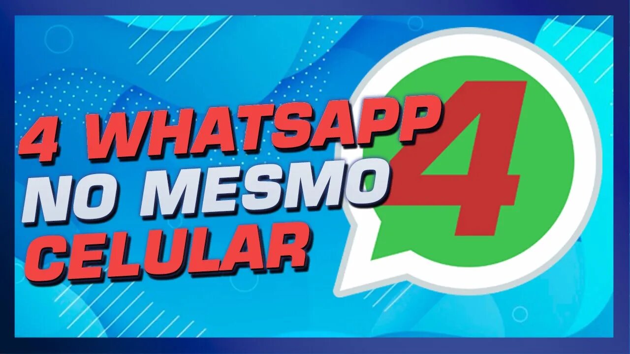 Como ter 2,3 e 4 WHATSAPP no mesmo celular. Como ter 4 Whatsapp no MESMO CELULAR (TESTE NO ANDROID)