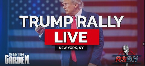 Trump Rally at Madison Square Garden in New York - WATCH PARTY! 10.27.2024