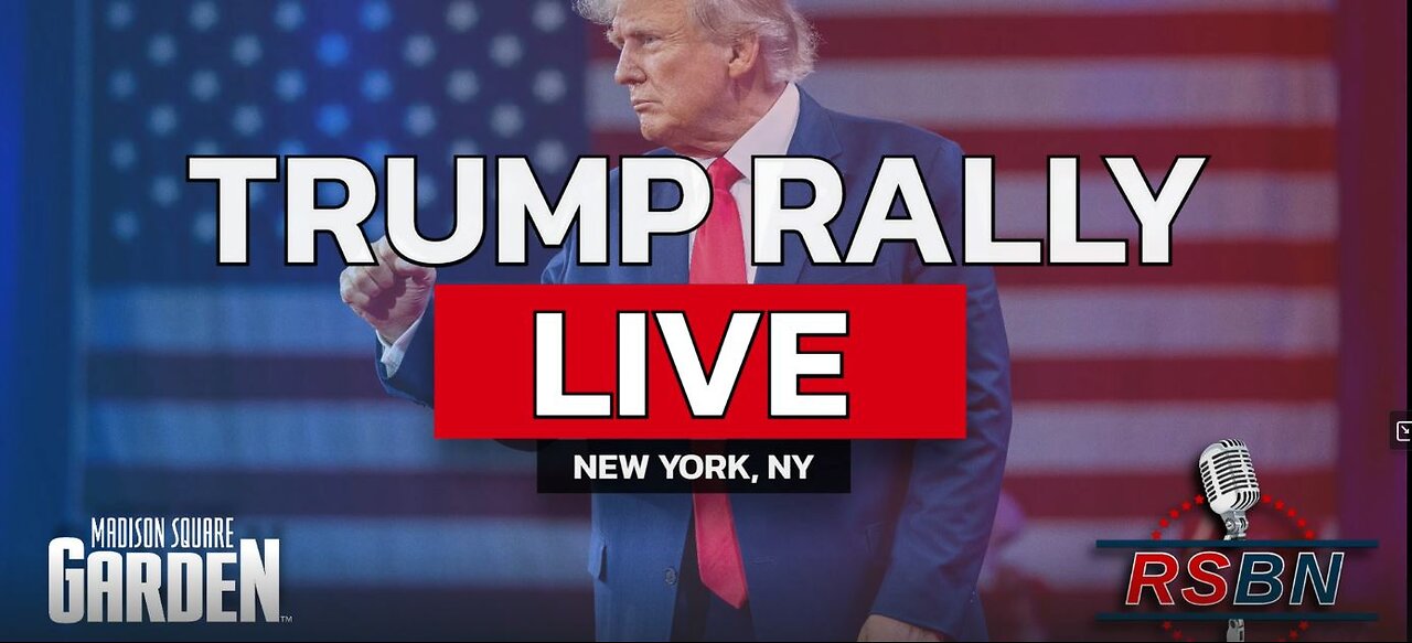 Trump Rally at Madison Square Garden in New York - WATCH PARTY! 10.27.2024