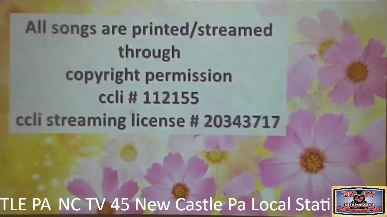 NCTV45 FIRST PRESBYTERIAN CHURCH SUNDAY SERVICE NEW CASTLE PA MAY 10 2020