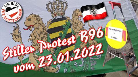 Stiller Protest B96 vom 23.01.22