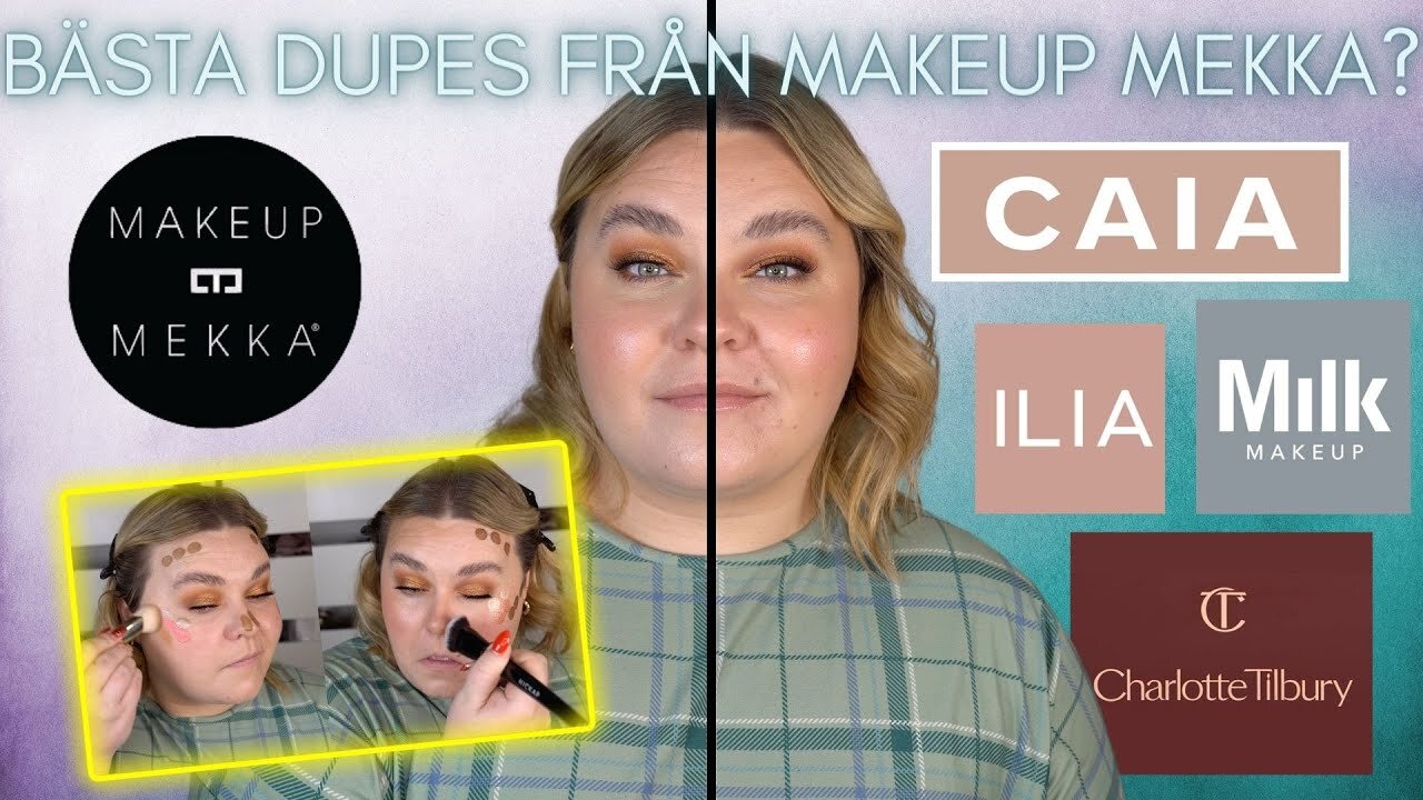 MAKEUP MEKKA VS. SMINKET DE FÖRSÖKER EFTERLIKNA (DUPES!)