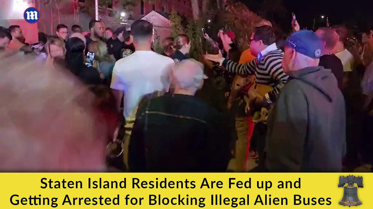 Staten Island Residents Are Fed up and Getting Arrested for Blocking Illegal Alien Buses