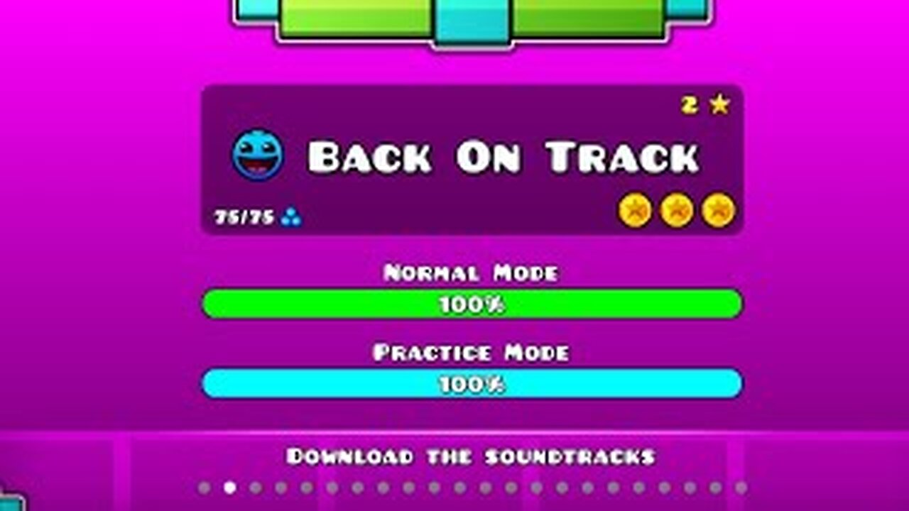 Back on track 100% completado (todas las monedas)