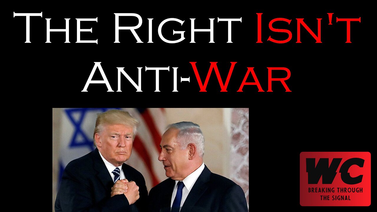 The Right Isn't Anti-War