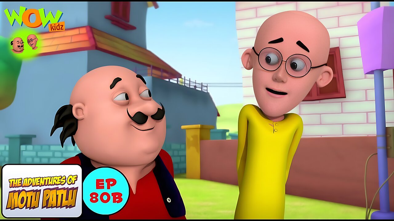 Motu Patlu Cartoons In Hindi | Animated Series | Motu Patlu ka makan | Wow Kidz