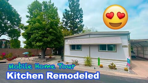 Spectacular Kitchen Remodel.Casitas Estates 135. A Senior Community in La Verne,CA.Mobile Home Tour.