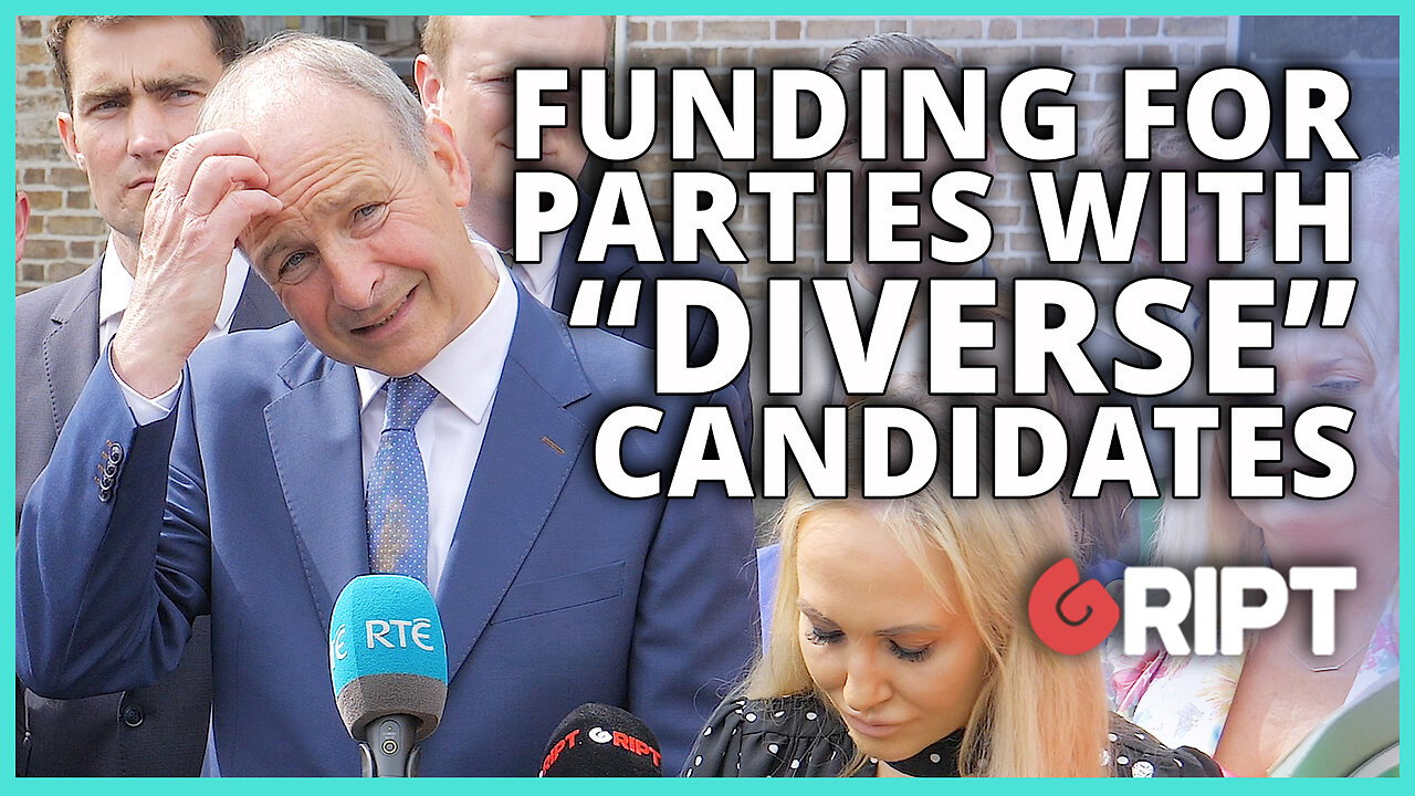 Martin asked about government funding for "diverse" candidates