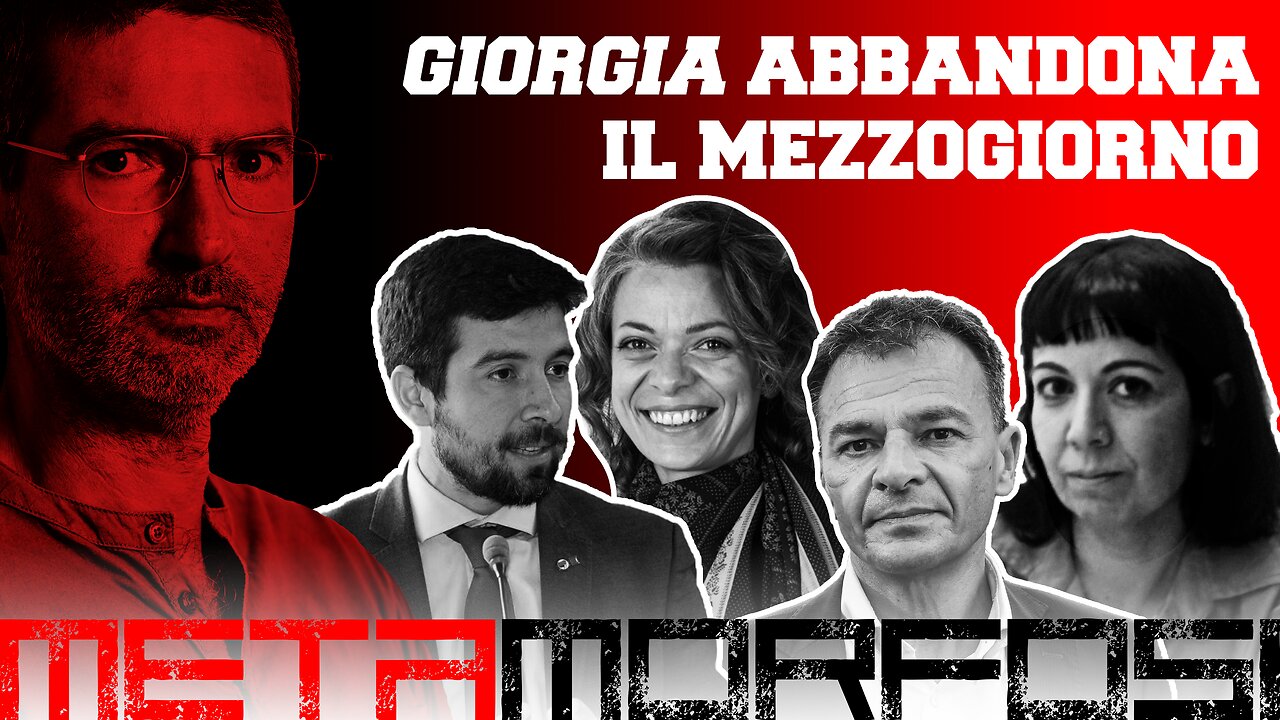 Giorgia Meloni ABBANDONA il MEZZOGIORNO - METAMORFOSI