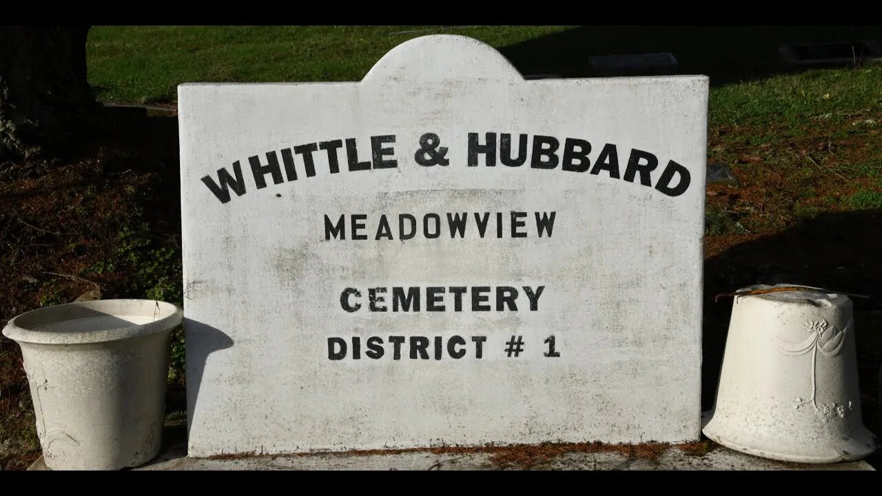 Ride Along with Q #362 - Whittle & Hubbard Meadowview Cemetery - Castle Rock WA - Photos by Q Madp