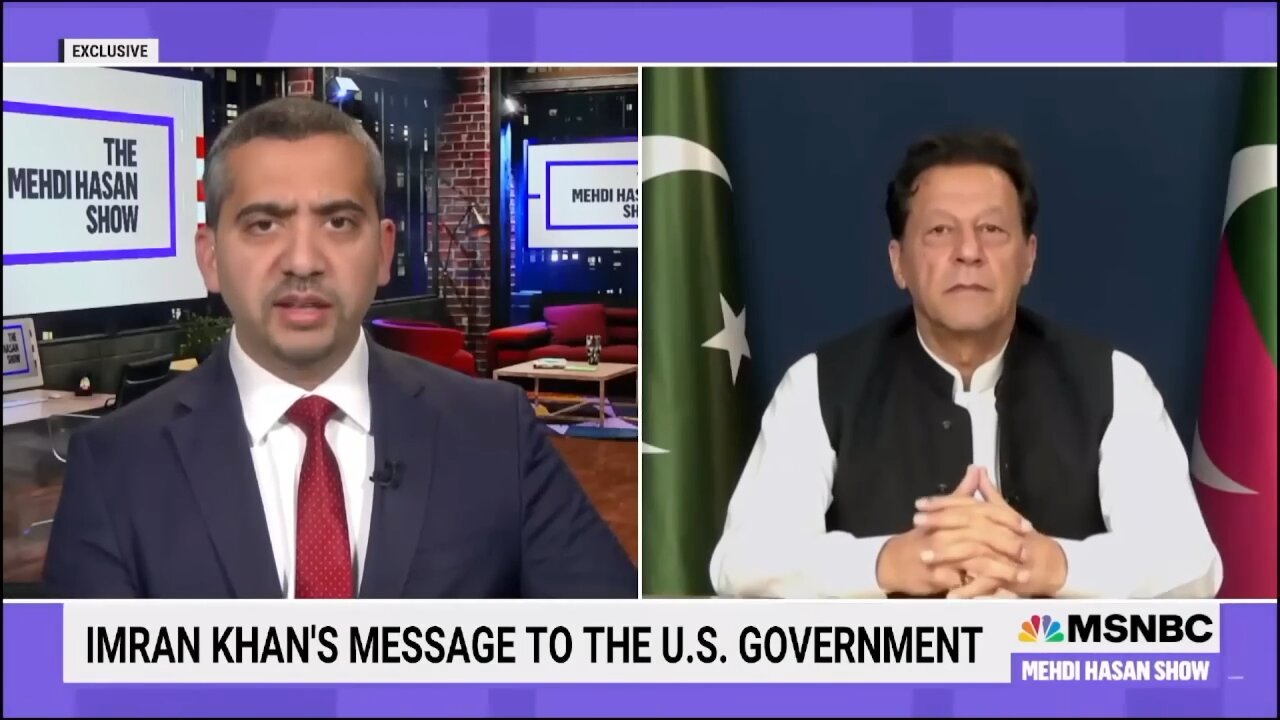 Chairman PTI Imran Khan's Exclusive Interview on MSNBC with Mehdi Hasan ｜ 2 July 2023