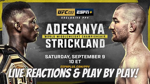 UFC 293 Live Reaction & Play By Play With Rumbles Foremost Authority On All MMA Matters