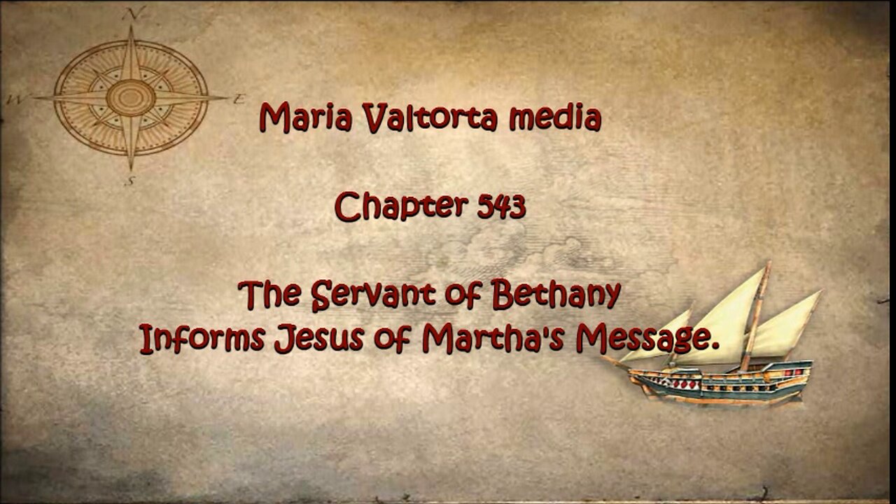 The Servant of Bethany Informs Jesus of Martha's Message.