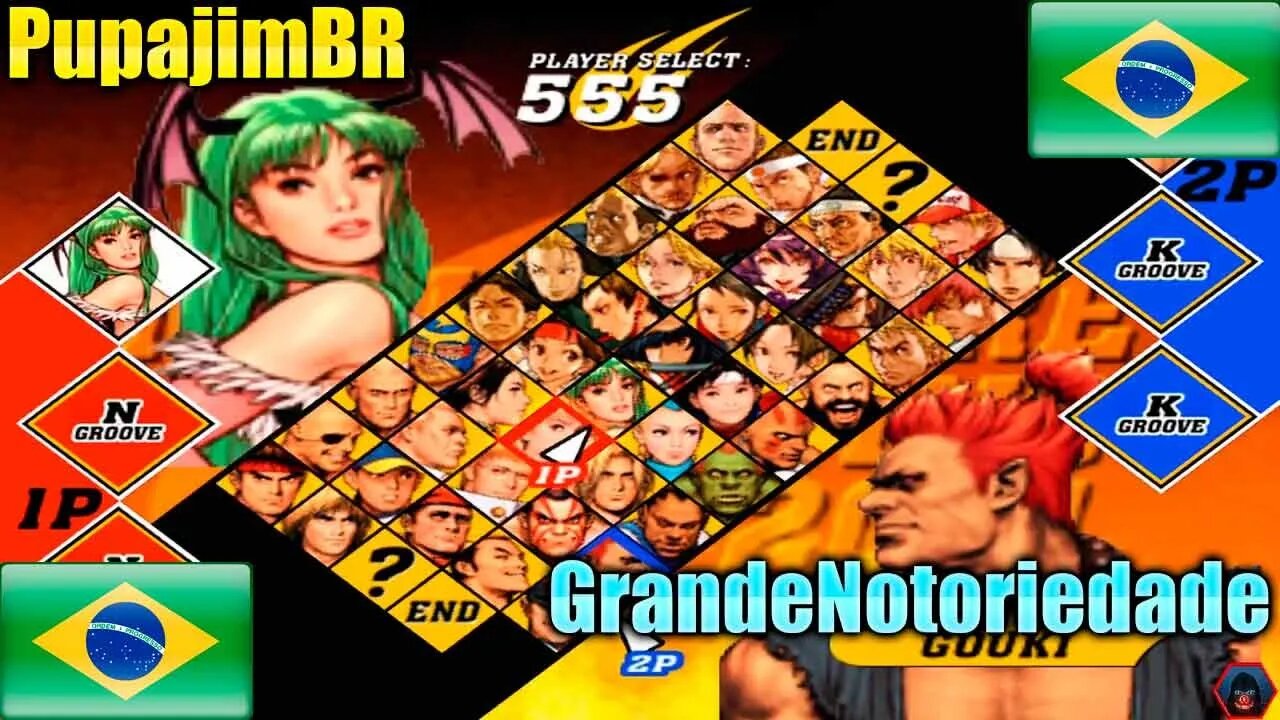 Capcom Vs. SNK 2 Mark Of The Millennium 2001 (PupajimBR Vs. GrandeNotoriedade) [Brazil Vs. Brazil]