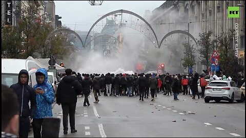 Riots erupt in Brussels after Morocco beat Belgium in World Cup