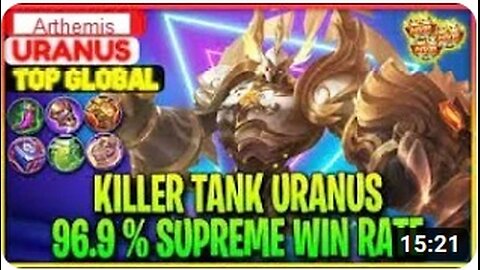 BEST GAMEPLAY AND BUILD URANUS MOBILE LEGENDS !!