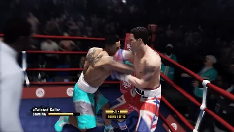 Devastating right hook knocks him out