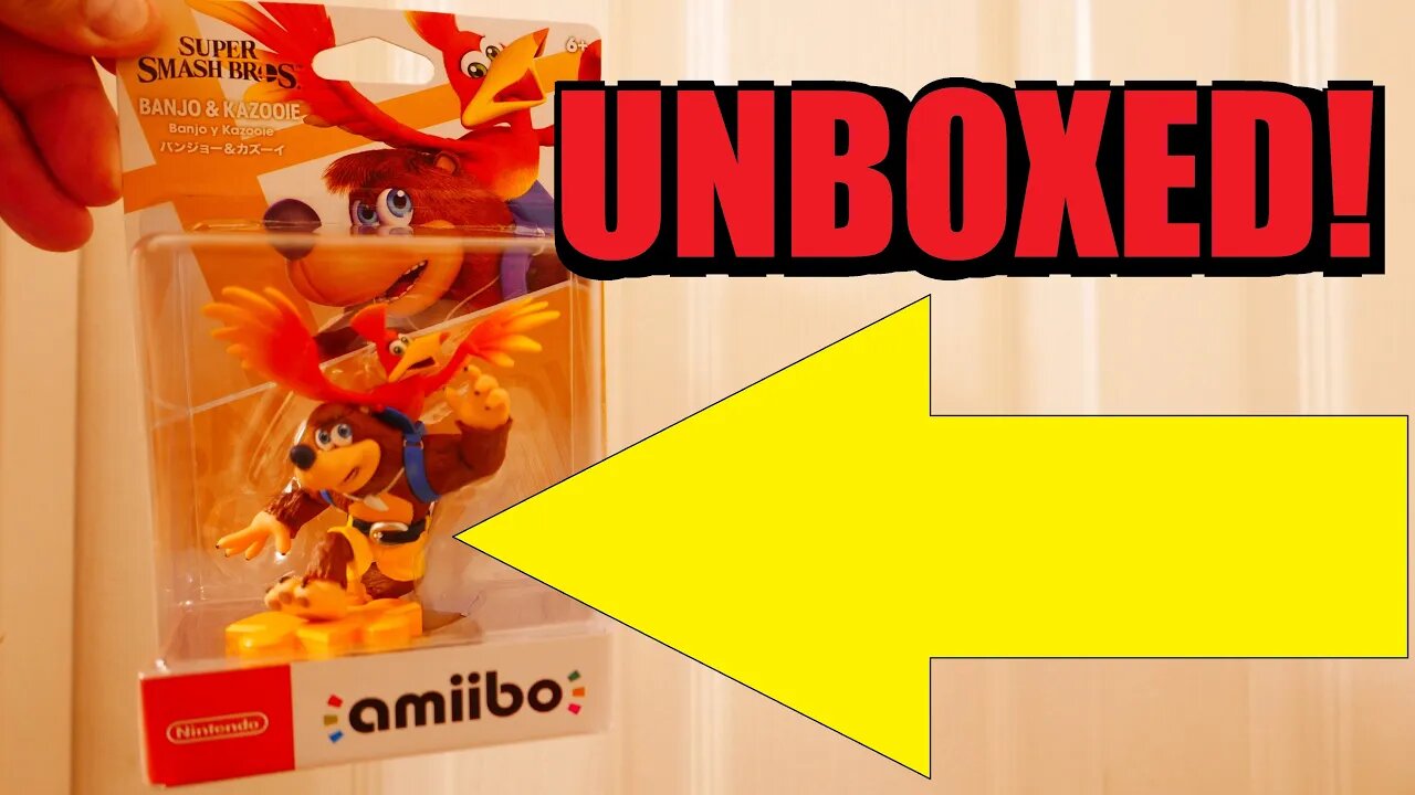 Unboxing the Banjo-Kazooie Amiibo!