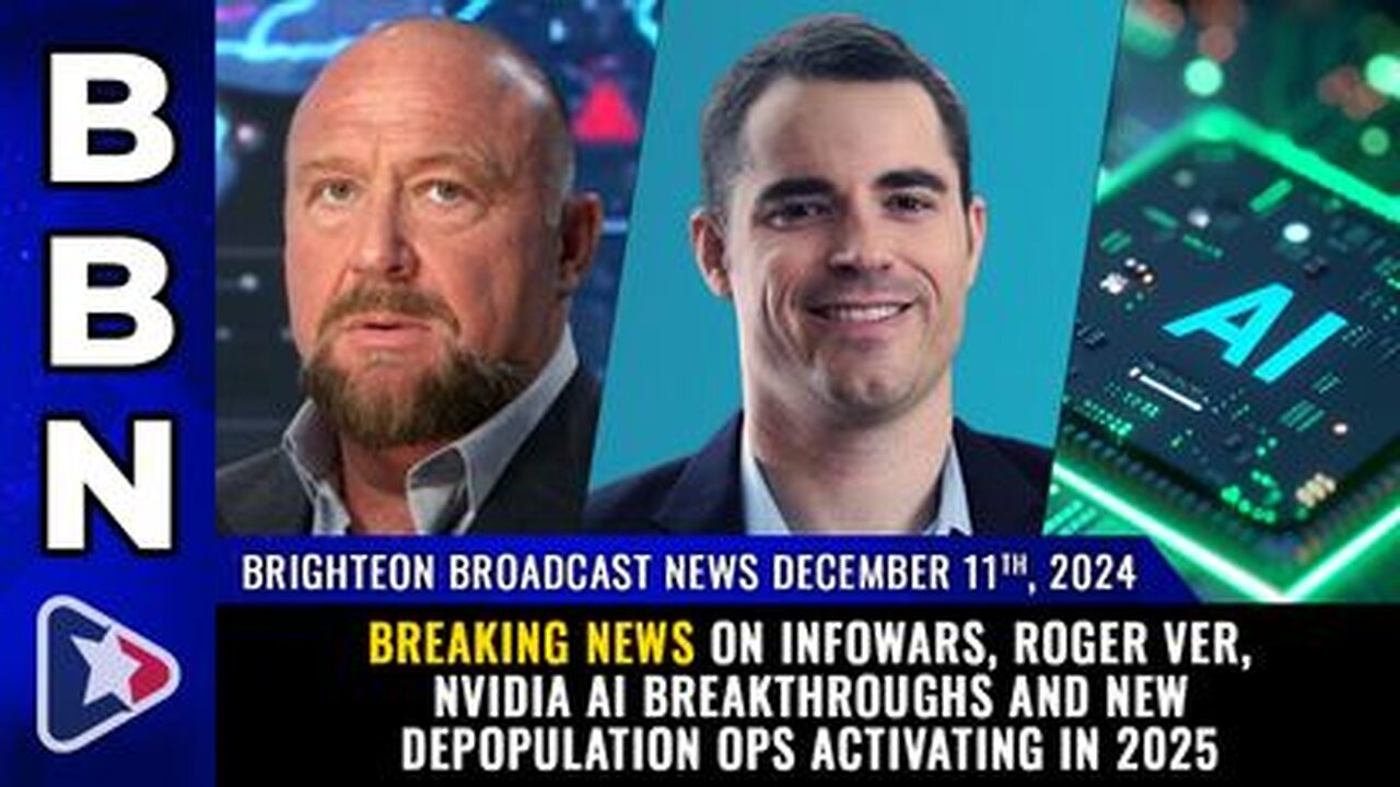 BREAKING NEWS on InfoWars, Roger Ver, NVIDIA AI breakthroughs & new Depop ops ACTIVATING in 2025