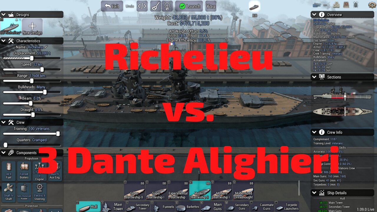 Richelieu vs. 3 Dante Alighieri