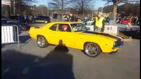 69 Camaro arriving late to caffeine and octane.