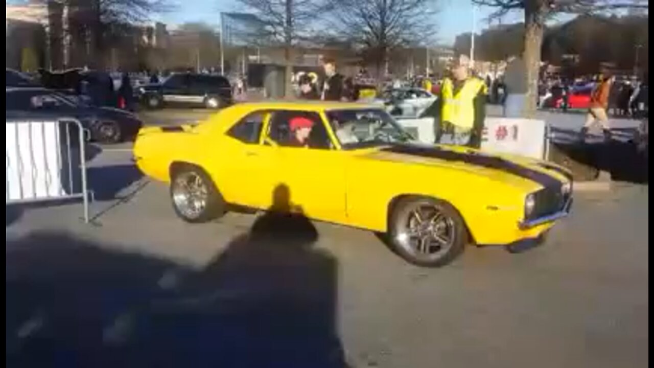 69 Camaro arriving late to caffeine and octane.
