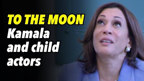 TO THE MOON 🚀 Kamala and child actors