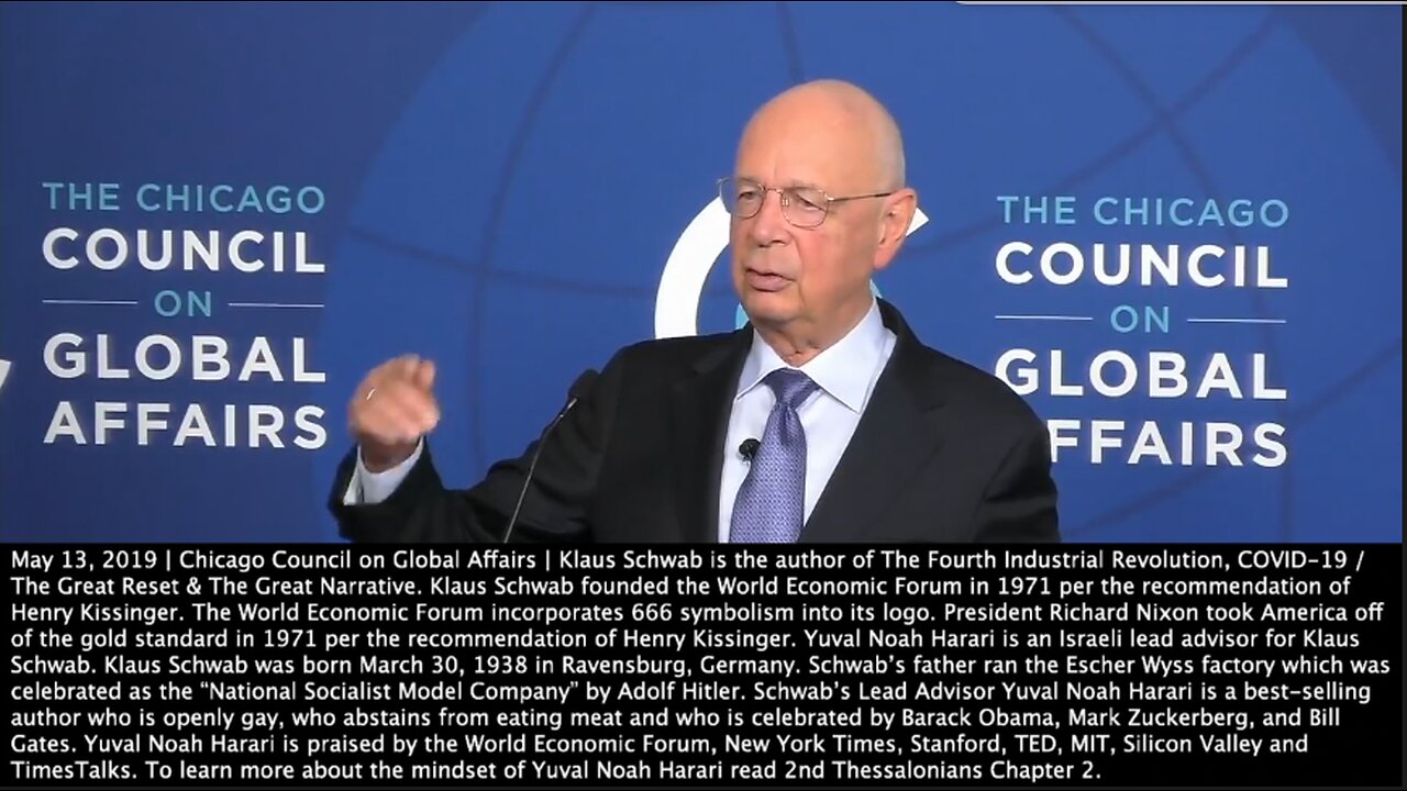 Fourth Industrial Revolution | "Fourth Industrial Revolution Will Lead to Fusion of Our Physical, Our Digital & Our Biological Identities. Changing Not Only What We Are Doing, It's Changing Us." - Klaus Schwab + Schwab On Bitcoin?