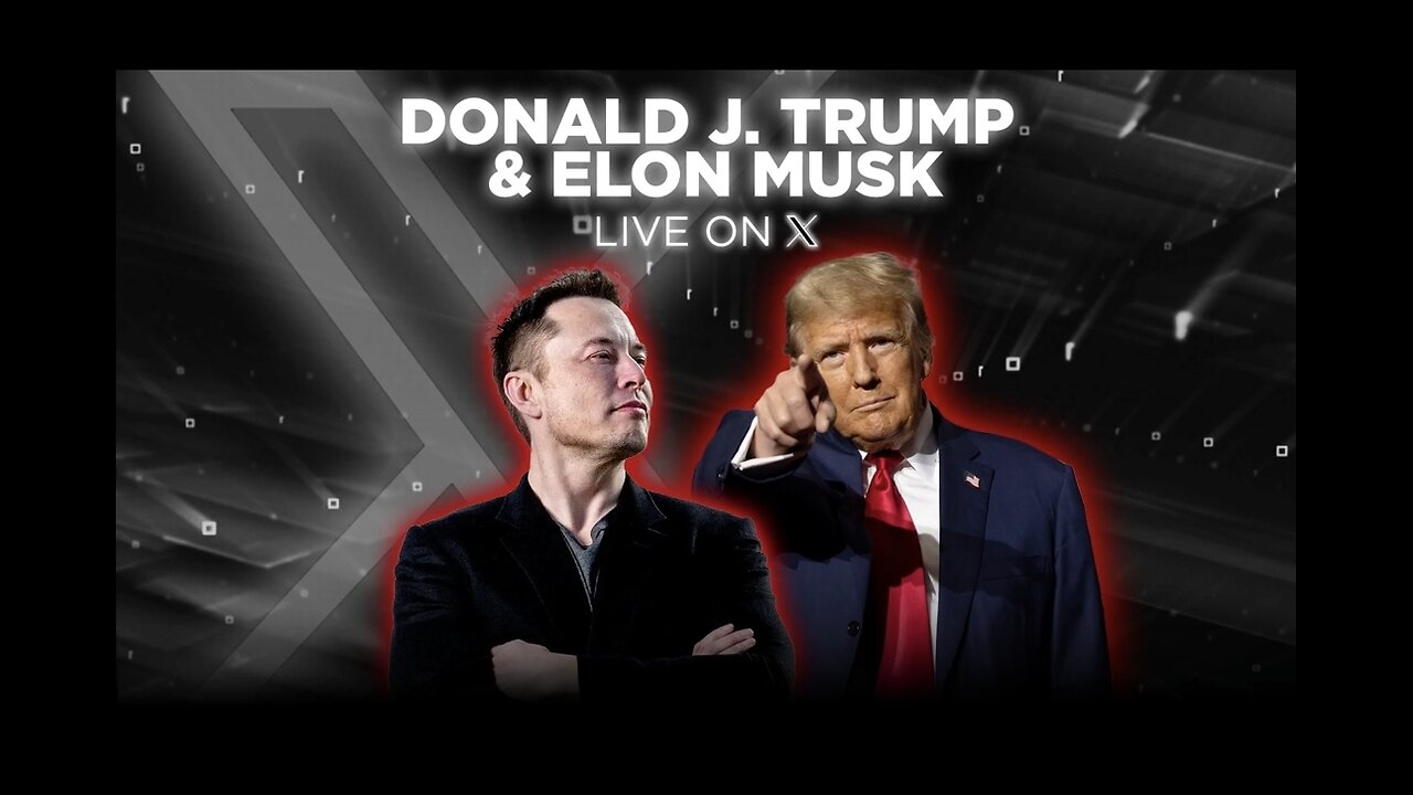 Donald Trump's Twitter/ X Space with Elon Musk (german subtitles)