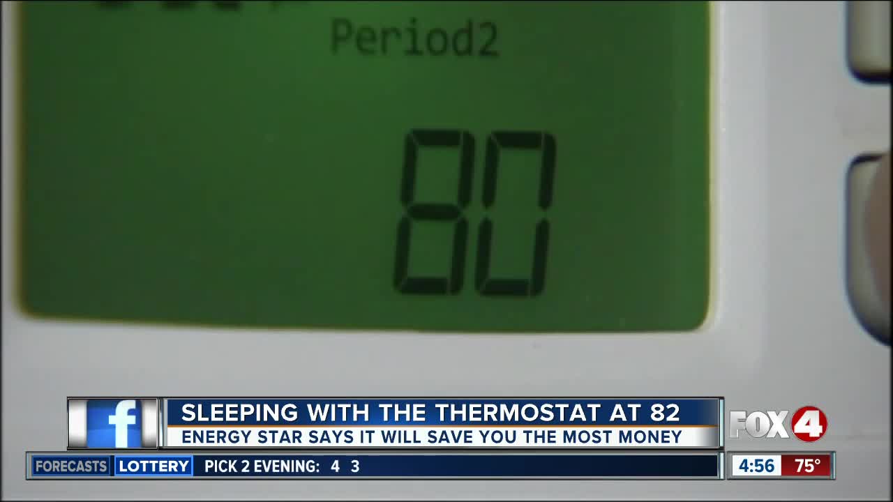 Sleeping with thermostat at 82?