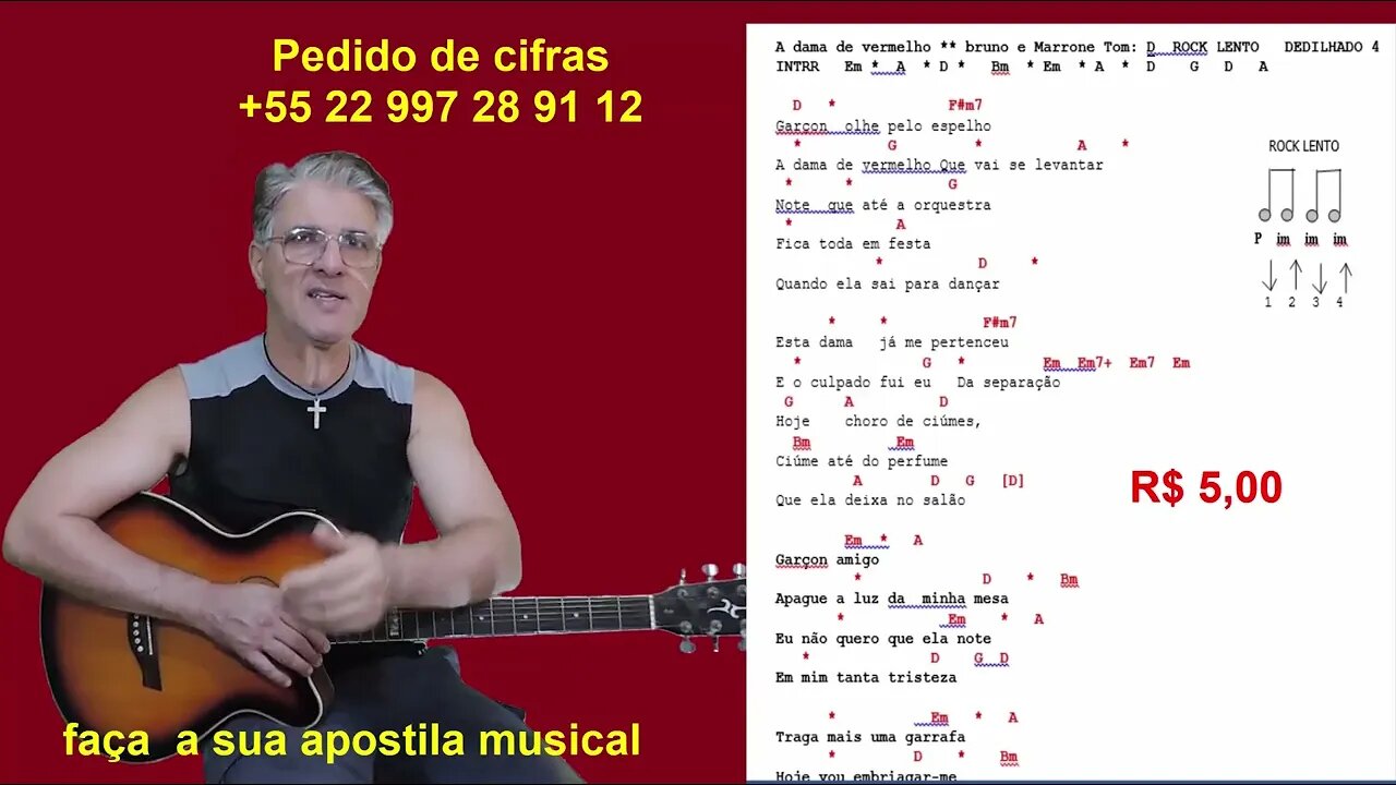 FAÇA A SUA PRÓPRIA APOSTILA MUSICAL CANÇÕES DO SEU INTERESSE