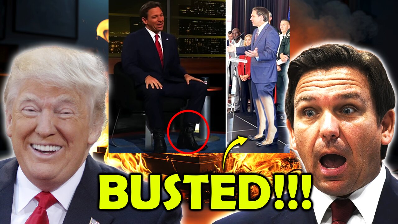 SHOCKING EVIDENCE Shows Ron DeSantis Wearing HIGH HEELS!!!